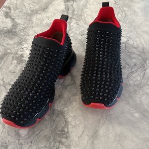 Christian Louboutin Spiked Sock Shoes, Men’s